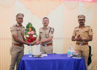 पोलीस पाटलांनी राजकीय विरहित पारदर्शक काम करावे -पोलीस अधीक्षक निलेश तांबे