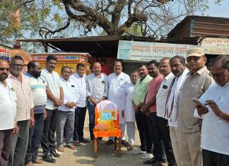 अजीत दादांना साखरखेर्ड्यात सर्वपक्षीय श्रद्धांजली : बिछडा कुछ इस अदा से के रुत ही बदल गई ये शख्स पुरे राज्य को वीरान कर गया…..!!