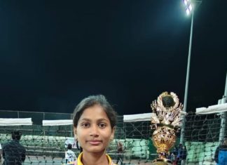 कु. पुनम पंचाळची राष्ट्रीय टेनिस व्हॉलीबॉल स्पर्धेसाठी महाराष्ट्रसंघात निवड