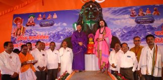 श्रीमद जगद्गुरु पलसिद्ध मठात शिव महापुराण कथा सोहळा : कार्यक्रमाची जय्यत तयारी, राष्ट्रगीताने आजपासून सुरुवात